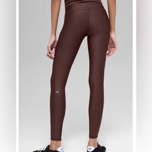 ALO Yoga 7/8 High-Waist Airlift Women's Leggings- Brownstone